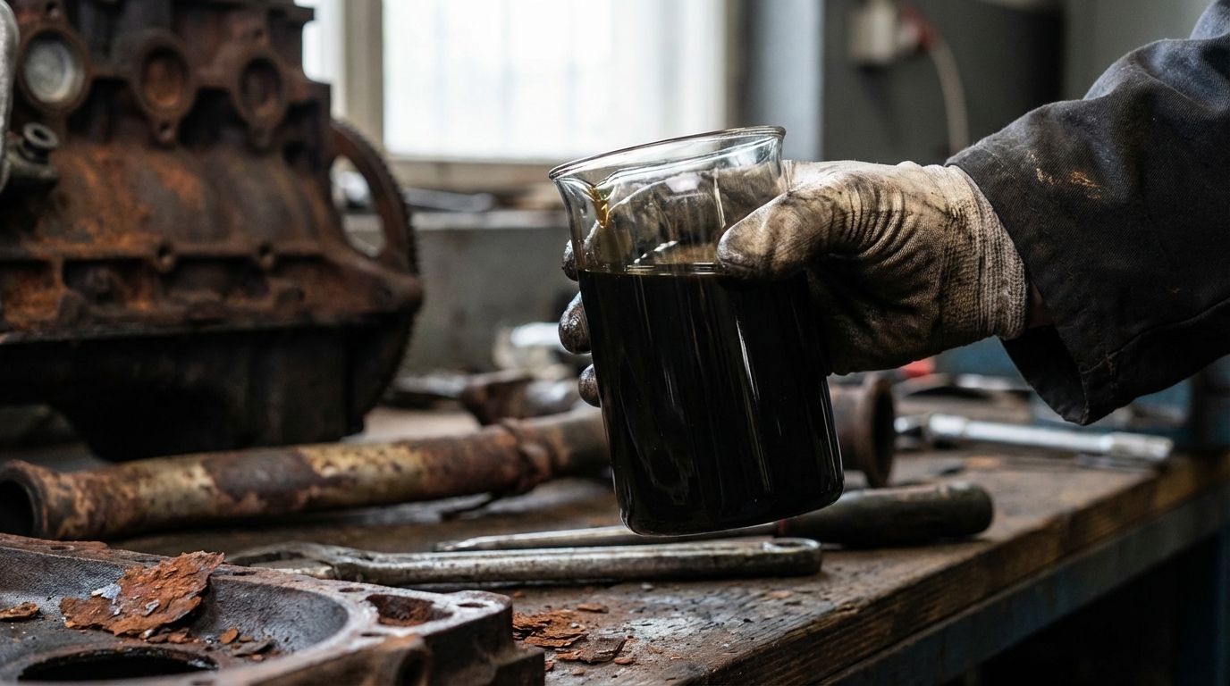 découvrez ce que signifie un liquide de refroidissement noir : causes possibles comme l'huile, la rouille ou le vieillissement, et apprenez quand il faut réellement s'inquiéter pour votre moteur.